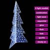 vidaXL Sapin de No&euml;l avec 240 LED Blanc Froid 180 cm Acrylique