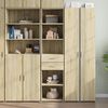 vidaXL Buffet haut ch&ecirc;ne sonoma 45x42,5x185 cm bois d'ing&eacute;nierie