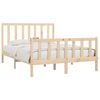 vidaXL Cadre de lit sans matelas 120x200 cm bois massif
