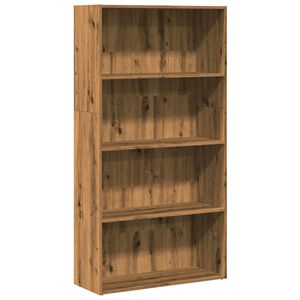 vidaXL Biblioth&egrave;que ch&ecirc;ne artisanal 80x30x152 cm bois d'ing&eacute;nierie