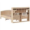 vidaXL Lit biblioth&egrave;que sans matelas 140x190 cm bois de pin massif