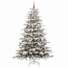 vidaXL Sapin de No&euml;l Artificiel &agrave; Branches Articul&eacute;es Blanc 240 cm
