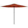 vidaXL Parasol de jardin 300 x 300 cm Polyester Rectangulaire