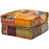 vidaXL Pouf modulaire à 2 places Patchwork Tissu