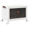 vidaXL Bo&icirc;te de rangement empilable avec roues 28 L 48,5x29,5x33 cm