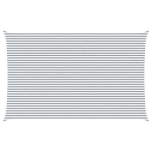 vidaXL Voile d'ombre Gris clair et blanc 8 x 5 m