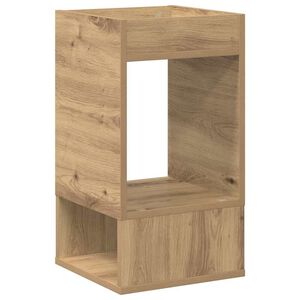 vidaXL Table d'appoint Ch&ecirc;ne artisanal 30 x 30 x 56 cm