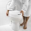 RIDDER Si&egrave;ge de toilette avec couvercle blanc 150 kg A0071001