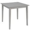 vidaXL Table à dîner extensible Gris (80-120) x 80 x 74 cm MDF
