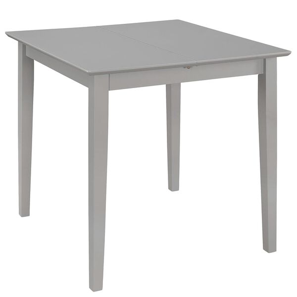 vidaXL Table à dîner extensible Gris (80-120) x 80 x 74 cm MDF
