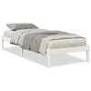 vidaXL Cadre de lit extra long sans matelas 80x210 cm bois massif pin