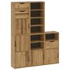 vidaXL Armoires lat&eacute;rales 5 pcs ODDA 40x24x79 cm bois massif pin