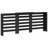 vidaXL Cache-Radiateur Ch&ecirc;ne noir 205 x 21,5 x 83,5 cm