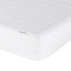 vidaXL Lit avec matelas Dover bleu 120x200 cm tissu