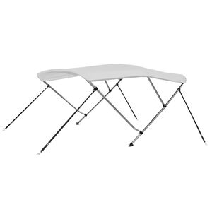 vidaXL Auvent bimini &agrave; 3 arceaux Blanc 183x160x137 cm