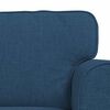 vidaXL Canap&eacute; 2 pcs Bleu 155 x 82 x 80 cm tissu