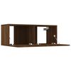 vidaXL Meubles TV 4 pcs ch&ecirc;ne marron 80x30x30 cm bois ing&eacute;nierie