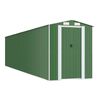 vidaXL Abri de jardin Vert 192x855x223 cm M&eacute;tal galvanis&eacute;