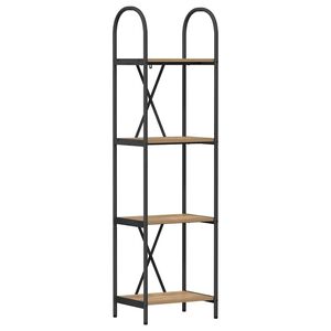 vidaXL &Eacute;tag&egrave;re 4 niveaux 40 x 30 x 146 cm Bois d'ing&eacute;nierie