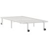 vidaXL Cadre de lit sans matelas pliable blanc 90x190 cm acier