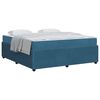 vidaXL Cadre de lit Bleu 180 x 200 cm tissu