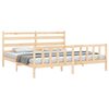 vidaXL Cadre de lit sans matelas 200x200 cm bois massif de pin