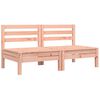 vidaXL Canap&eacute; de jardin sans accoudoirs et coussins 2 pcs bois douglas