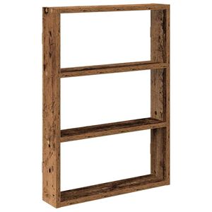 vidaXL &Eacute;tag&egrave;re murale vieux bois 43x9x60 cm bois d'ing&eacute;nierie