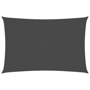 vidaXL Voile de parasol tissu oxford rectangulaire 2x4 m anthracite