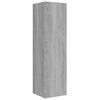 vidaXL Ensemble de meubles TV 4 pcs Sonoma gris Bois d'ingénierie
