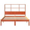 vidaXL Lit biblioth&egrave;que sans matelas cire marron 135x190 cm pin massif