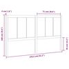 vidaXL Tête de lit 155,5x4x100 cm Bois massif de pin