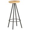 vidaXL Tabourets de bar lot de 4 bois de manguier brut