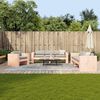vidaXL Salon de jardin 2 pcs bois massif douglas