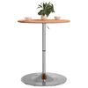vidaXL Table de bar &Oslash;60x89,5 cm bois massif de h&ecirc;tre