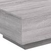 vidaXL Table basse sonoma gris 55x55x31 cm bois d'ingénierie
