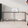 vidaXL Table console Transparent 180x35x75,5 cm Verre tremp&eacute;