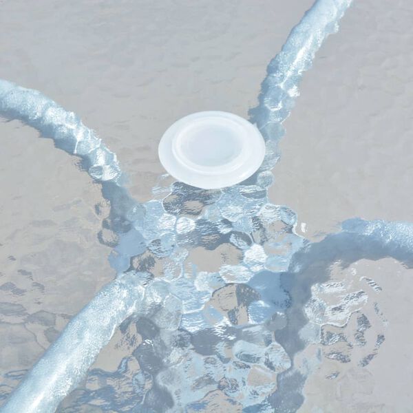 vidaXL Ensemble à manger d'extérieur 5 pcs Acier Noir