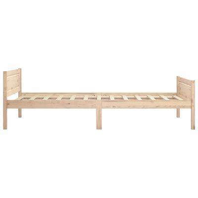 vidaXL Cadre de lit sans matelas bois massif de pin 100x200 cm