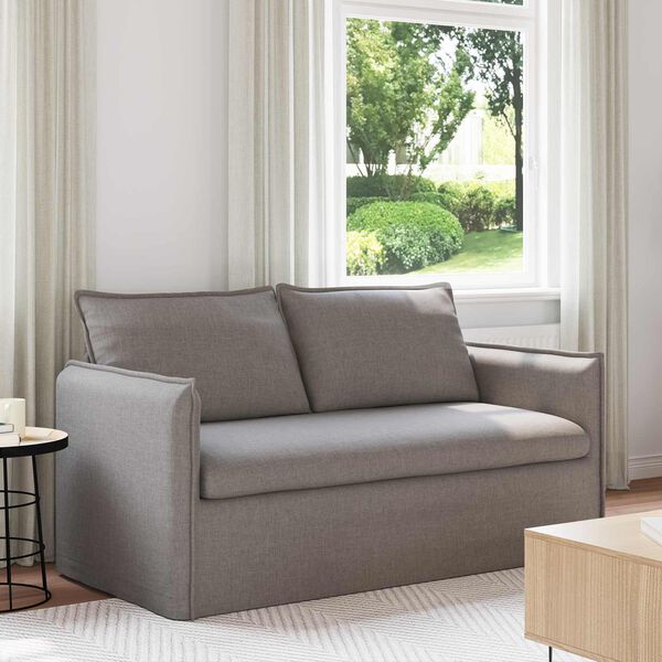 vidaXL Canap&eacute; Taupe Dimensions globales: 156 x 82 x 85 cm (l x P x H)