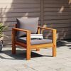 vidaXL Chaise de jardin avec coussins bois massif d'acacia