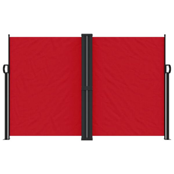 vidaXL Auvent lat&eacute;ral r&eacute;tractable rouge 160x600 cm