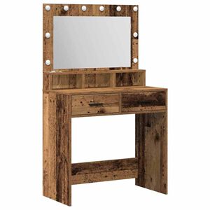 vidaXL Table de Toilette Bois ancien 79 x 41 x 135 cm