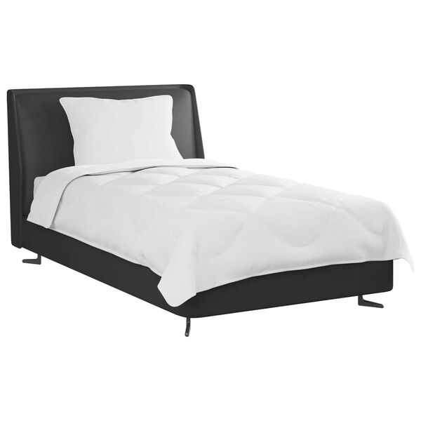 vidaXL Couette avec oreiller 2 pcs Blanc Microfibre