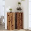 vidaXL Supports pour plantes 2 pcs vieux bois bois d'ing&eacute;nierie