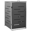 vidaXL Abri pour poubelle 69x77,5x115 cm Inox