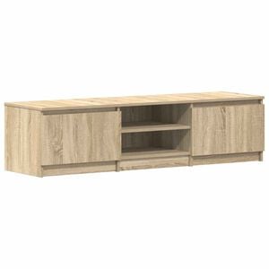 vidaXL Meuble TV Ch&ecirc;ne sonoma 140x40x35,5 cm Bois d'ing&eacute;nierie