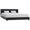 vidaXL Cadre de lit sans matelas noir similicuir 140x200 cm