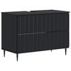 vidaXL Meuble sous Lavabo de Salle de Bain ZWOLLE Noir