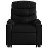 vidaXL Fauteuil inclinable Noir Similicuir